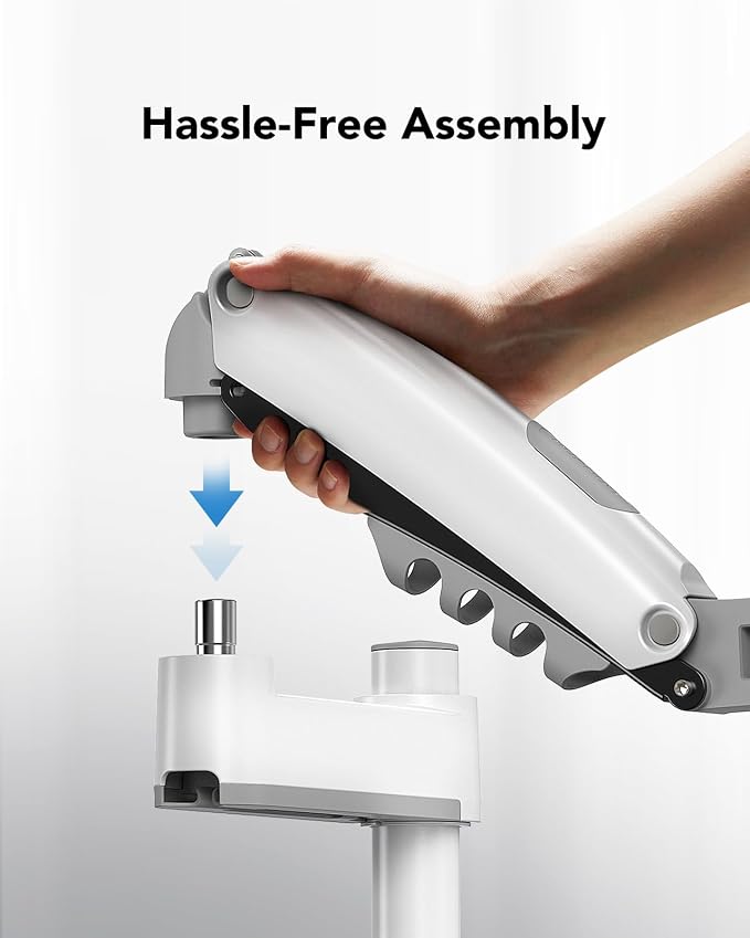 HUANUO Single Monitor Arm, Adjustable Desk Mount - Image 6