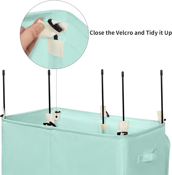 WOWLIVE 154L Double Laundry Hamper - Image 7