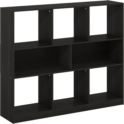 Furinno DALY Book Shelf, 8-Cube Bookshelf, Horizontal Cube Storage Organizer - Image 6