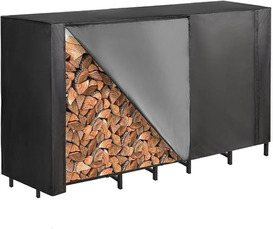 Vailge Firewood Rack Cover 6FT, Waterproof Firewood Rack Outdoor Cover by VAILGE