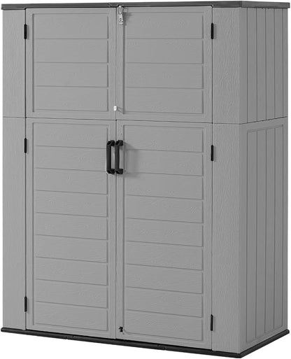 Aoxun 61 Cu.Ft Outdoor Storage Shed, Widened Outdoor Storage Cabinet Waterproof - Image 7