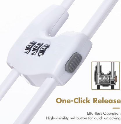 4 Pack Cabinet Locks Baby Proofing Upgrade Child Proof Cabinet Lock Adjustable - Image 5