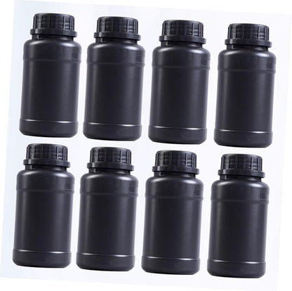 TIDTALEO 8pcs Black Plastic Engineering Bottles - Image 9