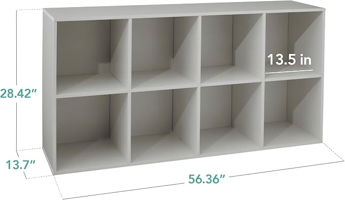 Best Choice Products Kids Bookcase 8-Cube Storage Organizer, 13.5in Shelf - Image 2