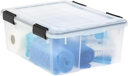 30.6 Qt Storage Bins with Latch Lids - Image 4