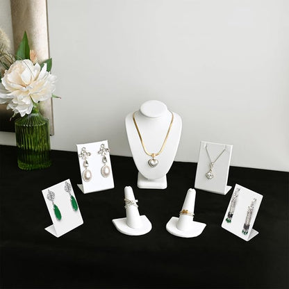 MOOCA Jewelry Display Set, Necklace Display Bust, Earring Organizer, Ring - Image 7