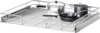 Pull Out Cabinet Organizer 30" W x 21½" D, Heavy Duty Cabinet Pull Out Shelves by Unknown