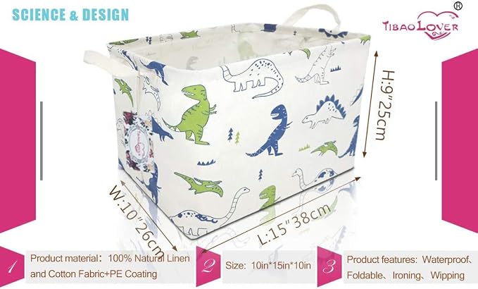 Rectangular Kids Storage Basket Gift Basket Baby Storage Basket Cute Kids Toy - Image 2