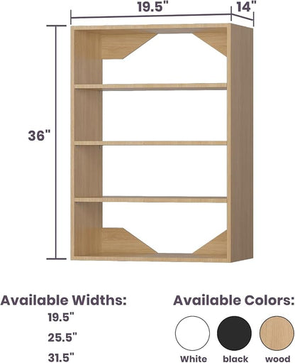 Short Tower Closet Mounted Storage Unit, Modular Closet System, Wood Closet - Image 2