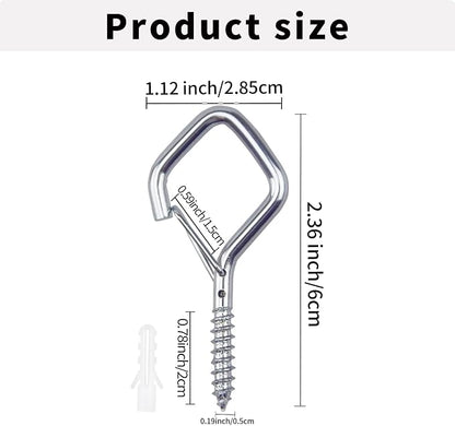 10 PCS Eye Screw Hooks for Hanging Heavy Duty - Image 7