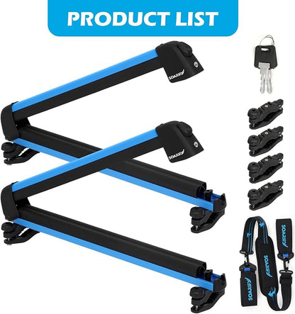 Multi-Purpose Alumium Blue Ski Rack - Image 8