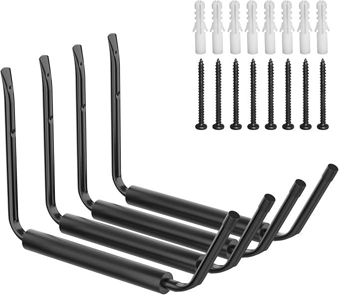 WALMANN Lightweight Kayak Storage Rack, Wall Mount Kayak Hooks - Image 5