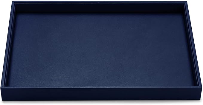 Oirlv Elegant Blue Jewelry Display Tray Stackable Jewelry Trays Jewelry Drawer by Oirlv