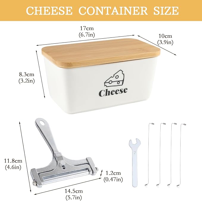 Cheese Container for Refrigerator, Shredded Cheese Container - Image 7