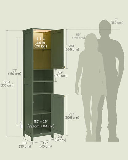 VASAGLE Tall Bathroom Cabinet - Image 6