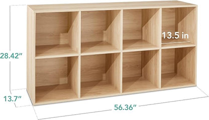 Best Choice Products 8-Cube Storage Organizer, 13.5in Shelf Opening, Display - Image 2