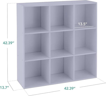 Best Choice Products Kids Bookcase 9-Cube Storage Organizer, 13.5in Shelf - Image 2