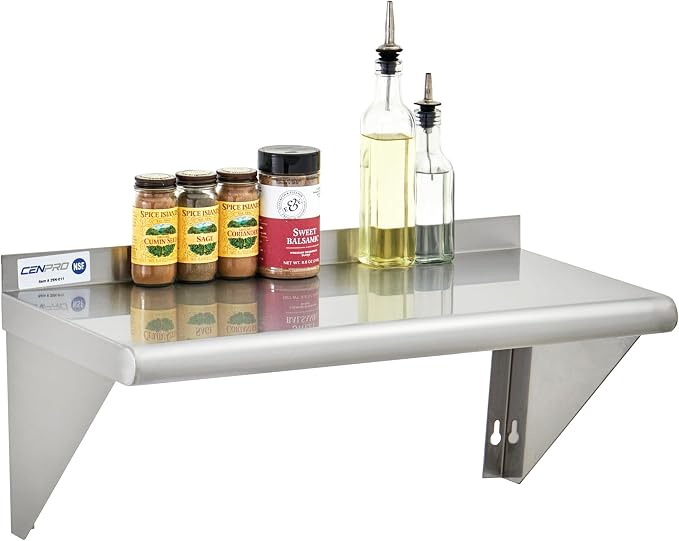 Commercial Wall Shelf - 300 lb. Weight Capacity - Image 2