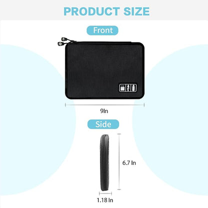 Lcsmaokin Electronics Travel Organizer, Portable Waterproof Electronic Travel - Image 4