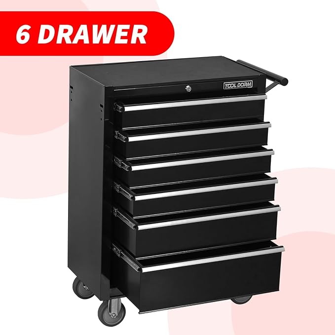 6-Drawer Rolling Tool Chest - Image 4