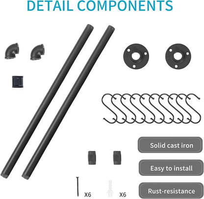 Pan Pot Lid Utensil Hanger Rack - Image 5