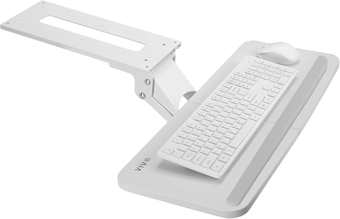 VIVO Adjustable 25 x 10 inch Computer Keyboard and Mouse Platform Tray by VIVO