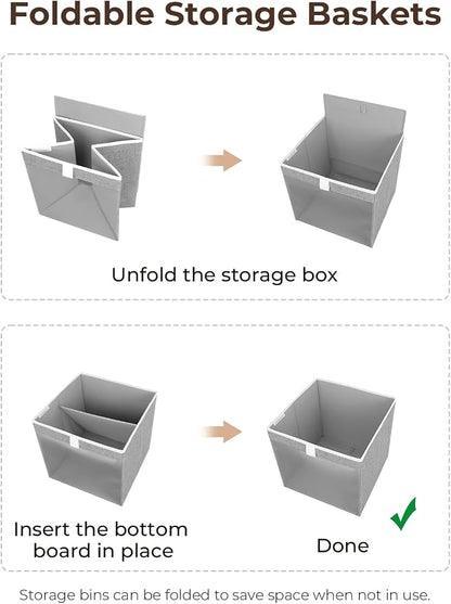 StorageWorks 13x13 Storage Cubes, Closet Storage Bins - Image 7