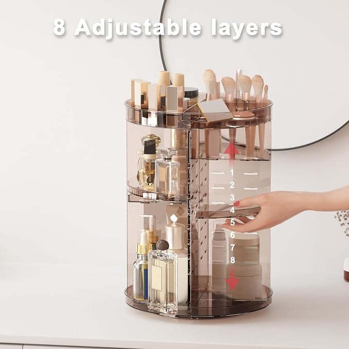 360 Rotating Makeup Organizer - Image 3