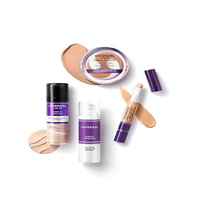 COVERGIRL & Olay Simply Ageless 3-in-1 Liquid Foundation, Matte Finish - Image 11