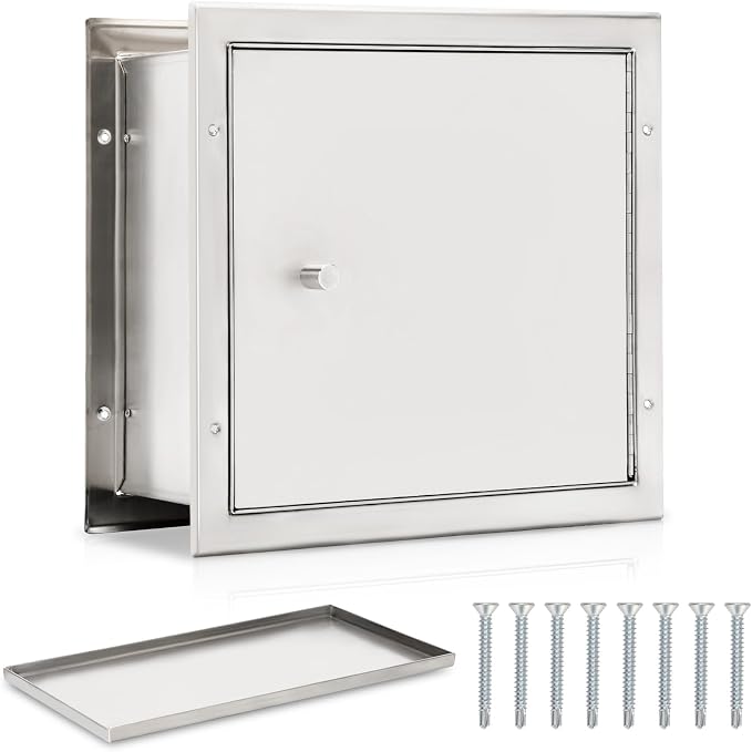 Recessed Specimen Pass-Thru Cabinet, Stainless Steel Specimen Box by Unknown