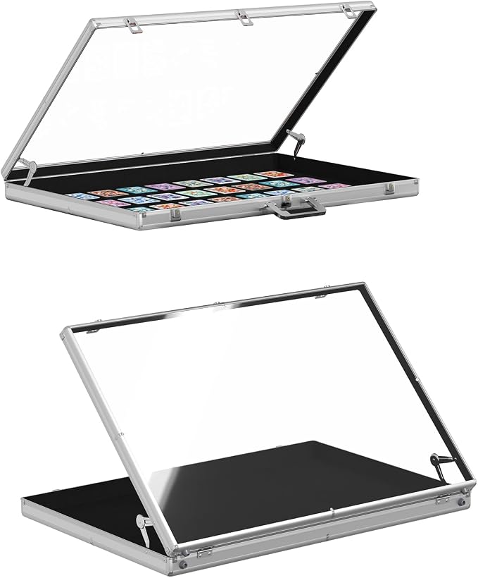 Portable Trade Show Display Case, Large Table Top Sports Card Display Case - Image 8