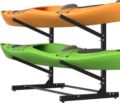 Adjustable Kayak Storage Rack, Freestanding Sup Storage Stand, Weatherproof by TPHUC