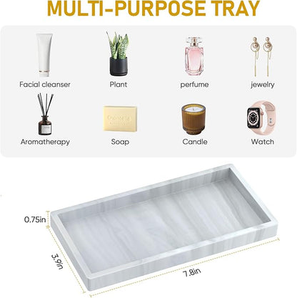 Silicone Bathroom Tray, Shatterproof Silicone Tray - Image 8