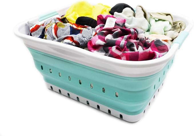 SAMMART 42L Collapsible Plastic Laundry Basket - Image 5