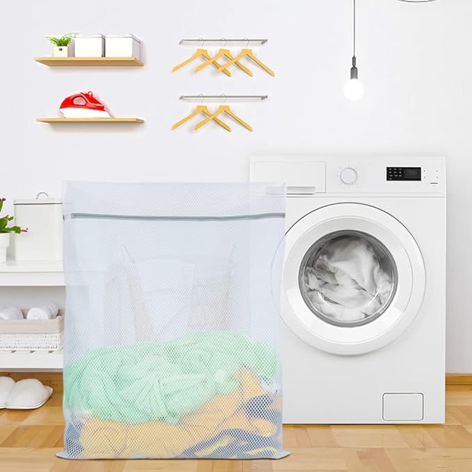 Vivifying Extra Large Mesh Laundry Bag, 2 Pack XXL Oversize Honeycomb Mesh Wash - Image 6