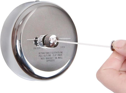 Retractable Clothesline 304 Stainless Steel Durable by JHHSYU