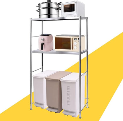 susunnus Stainless Steel Shelf, Kitchen Storage Shelves, Microwave and Mini by susunnus