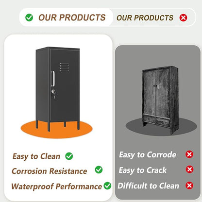 pozdeg 35.43" Metal Storage Locker - Image 8