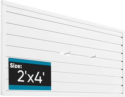 Braki PVC Slat Wall Paneling 2x4 ft, Garage Organizer Storage System, Heavy by BRAKKI