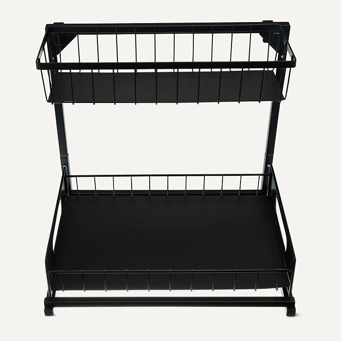 Amazon Basics L-Shape Under Sink Storage Pull Out Cabinet Organizer - Image 4