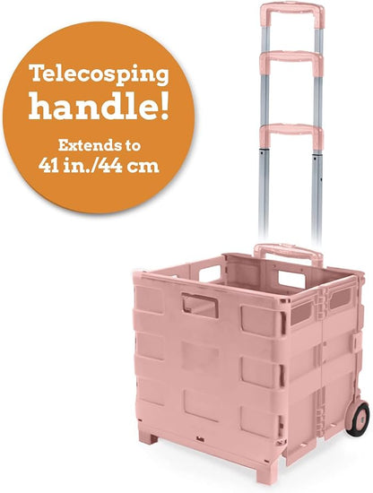 Ultra-Slim Rolling Collapsible Storage Pack-N-Roll Utility-carts, - Image 4