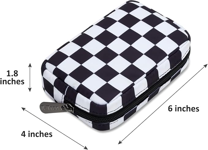 E-Tree Cute Small Makeup Bag, Cosmetic Toiletry Skin Care Make up Little Items - Image 3