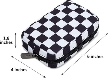E-Tree Cute Small Makeup Bag, Cosmetic Toiletry Skin Care Make up Little Items - Image 3