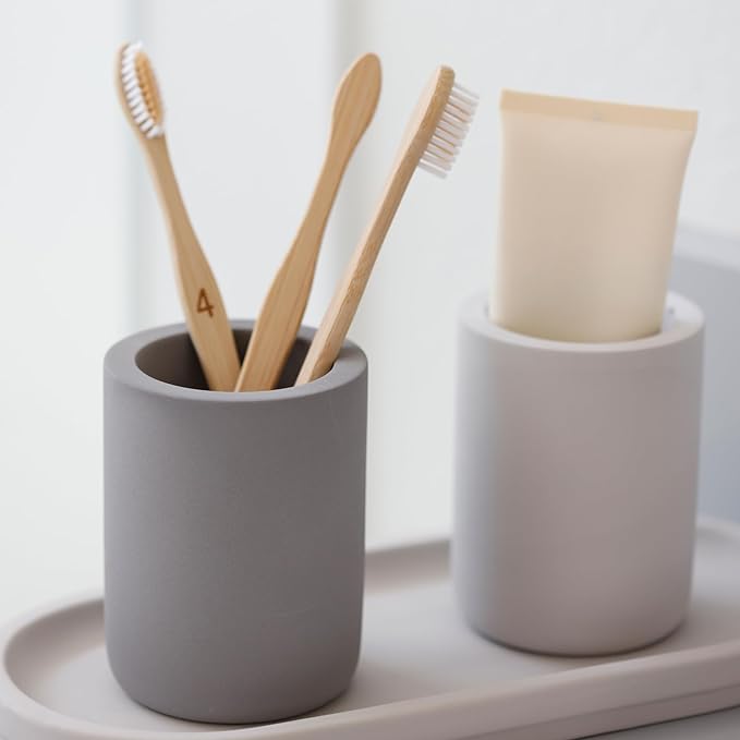 Selegna Drying Stone Toothbrush Holder, Diatomite Toothbrush Holders - Image 5