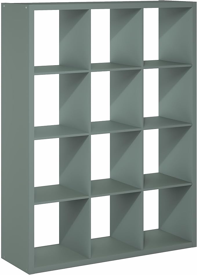 12-Cube Cubicle Bookshelf, Cube Bookcase - Image 4