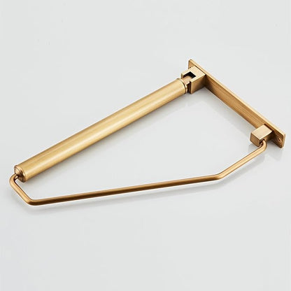 Folding Wall Mounted Clothes Hanger Rack Clothes Hook Solid Brass - Image 6