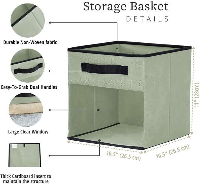 DECOMOMO Storage Bins, Cube Storage Bin - Image 3