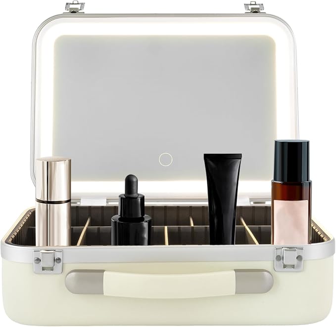 White Rectangular Makeup Case by Unknown
