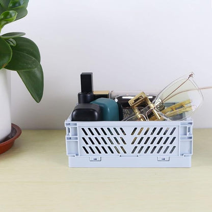 Tixill 2-Pack Mini Foldable Plastic Baskets - Image 5