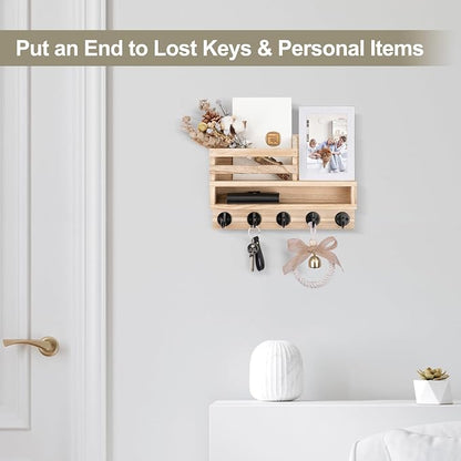 Key and Mail Holder Wall Mount, Key Hanger - Image 3